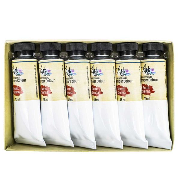 Tempera Art, MARO, 45ml, 6 buc/set - ARTLINE - imagine 2