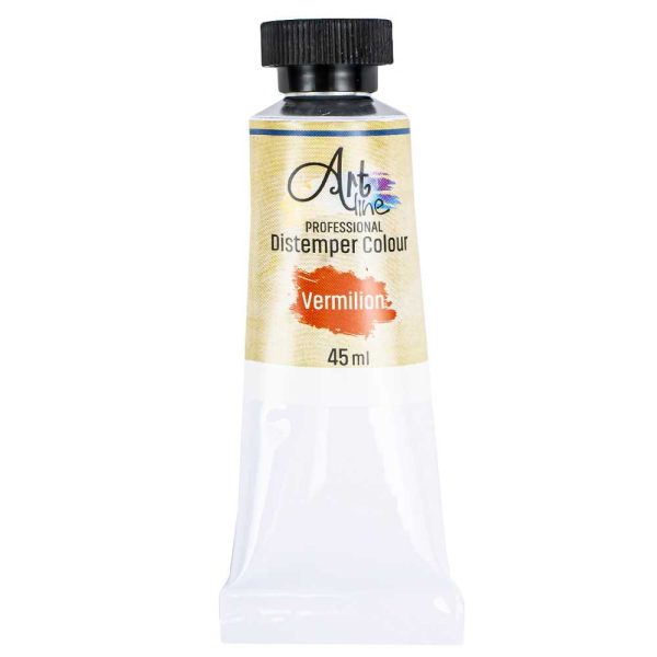 Tempera Art, ROSU, 45ml, 6 buc/set - ARTLINE - imagine 3