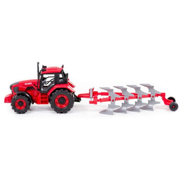 Tractor cu plug, 44,5x11.5x14.7 cm, Polesie - imagine 3