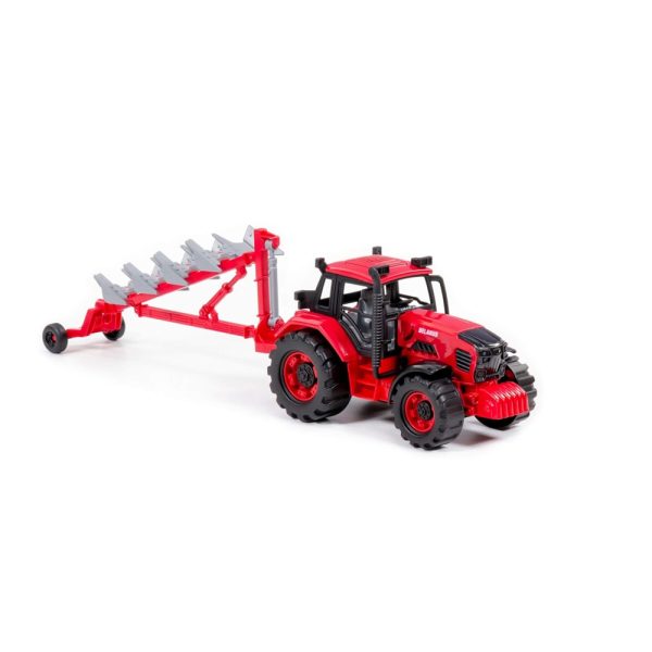 Tractor cu plug, 44,5x11.5x14.7 cm, Polesie - imagine 6
