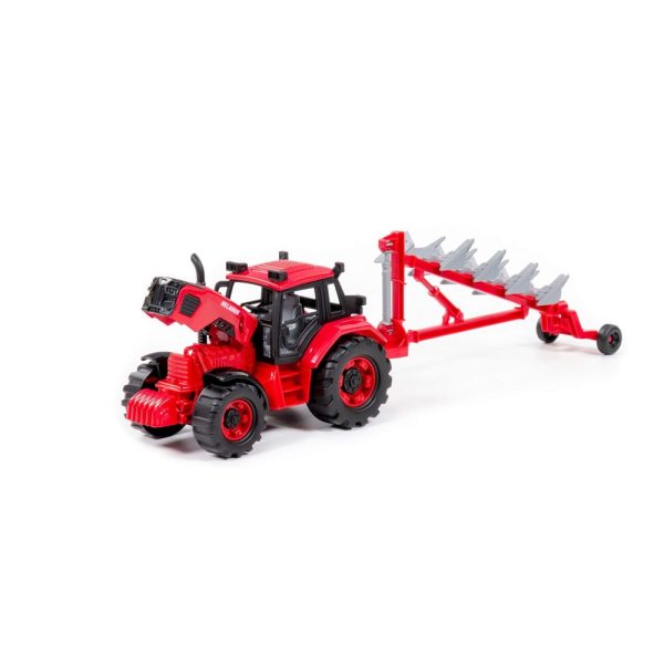 Tractor cu plug, 44,5x11.5x14.7 cm, Polesie - imagine 7