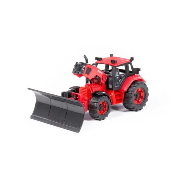 Tractor cu plug deszapezire, 31x15x14,5 cm, Polesie - imagine 8