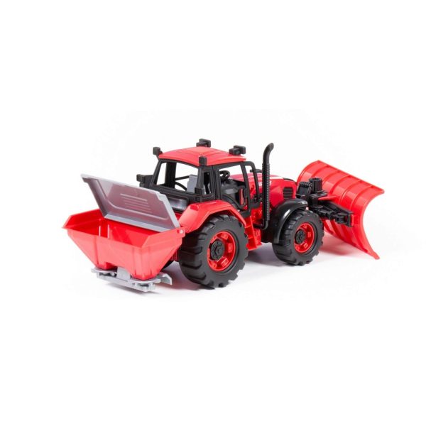 Tractor cu plug deszapezire, 31x15x14,5 cm, Polesie - imagine 5