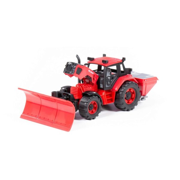 Tractor cu plug deszapezire, 31x15x14,5 cm, Polesie - imagine 8
