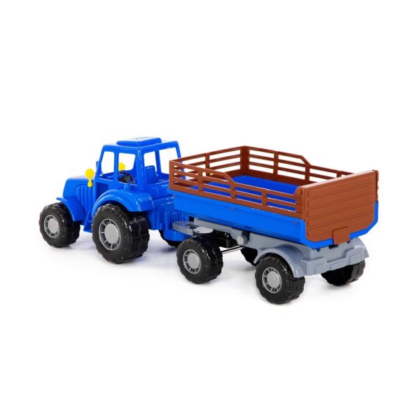 Tractor cu remorca, 43.8x13.4x13.5 cm, Polesie - imagine 3