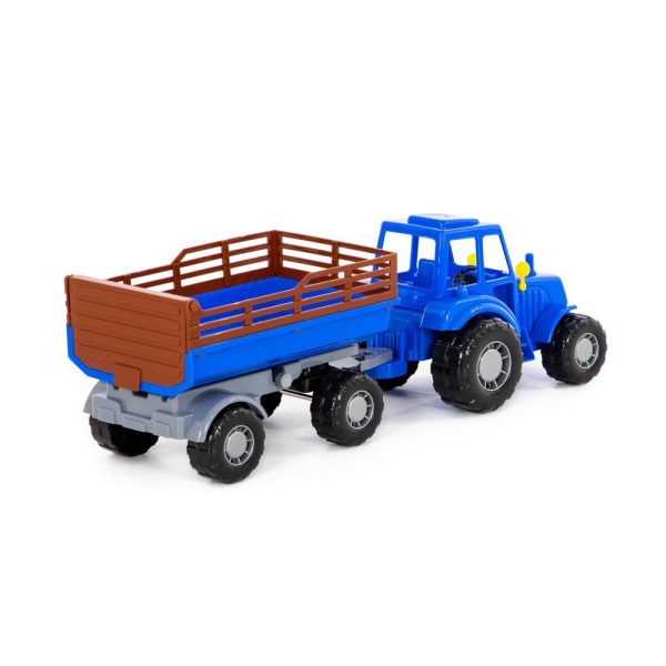 Tractor cu remorca, 43.8x13.4x13.5 cm, Polesie - imagine 4