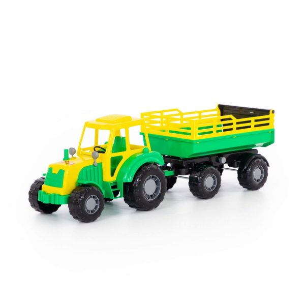 Tractor cu remorca - Altay, 57x17x18 cm, Polesie - imagine 2