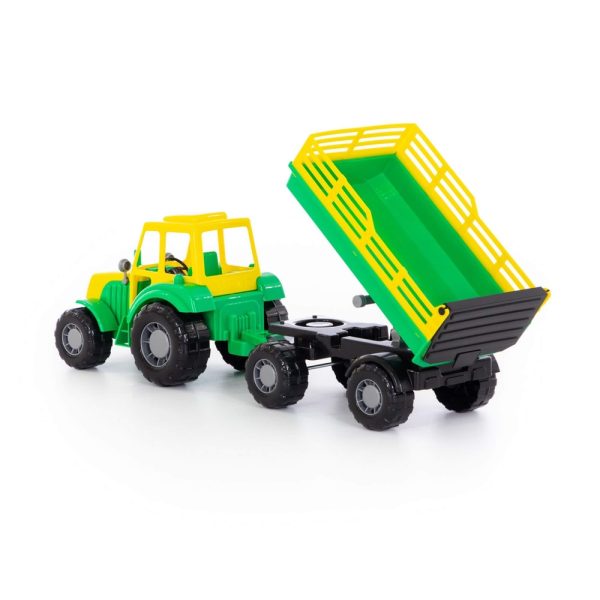 Tractor cu remorca - Altay, 57x17x18 cm, Polesie - imagine 3