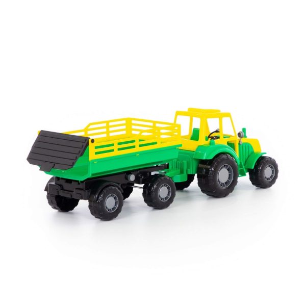 Tractor cu remorca - Altay, 57x17x18 cm, Polesie - imagine 4