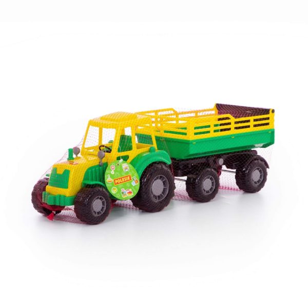 Tractor cu remorca - Altay, 57x17x18 cm, Polesie - imagine 5