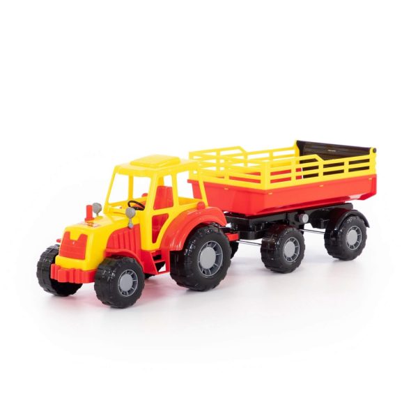 Tractor cu remorca - Altay, 57x17x18 cm, Polesie - imagine 6