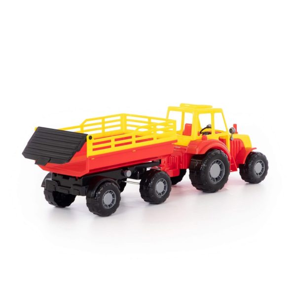 Tractor cu remorca - Altay, 57x17x18 cm, Polesie - imagine 8