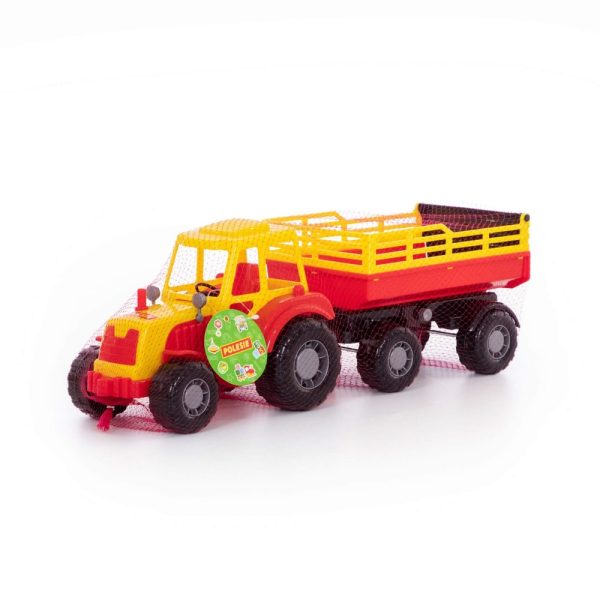Tractor cu remorca - Altay, 57x17x18 cm, Polesie - imagine 9