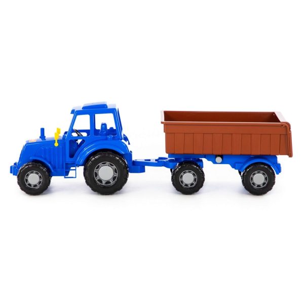 Tractor cu remorca, Altay, 58x17x18 cm, Polesie - imagine 2