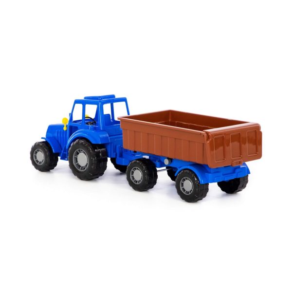 Tractor cu remorca, Altay, 58x17x18 cm, Polesie - imagine 3