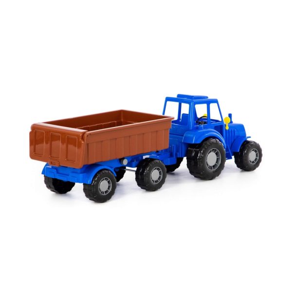 Tractor cu remorca, Altay, 58x17x18 cm, Polesie - imagine 4