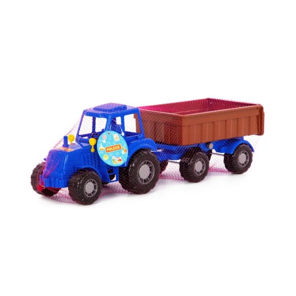 Tractor cu remorca, Altay, 58x17x18 cm, Polesie - imagine 6