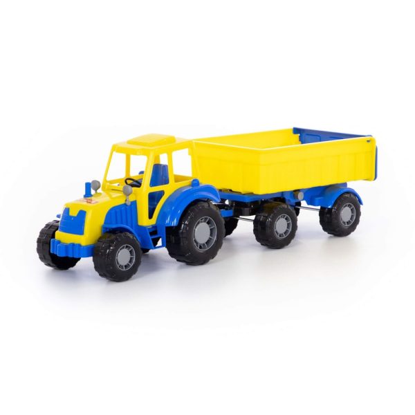 Tractor cu remorca - Altay, 59x17x18cm, Polesie - imagine 2