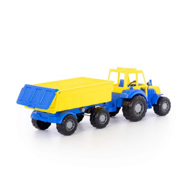 Tractor cu remorca - Altay, 59x17x18cm, Polesie - imagine 4