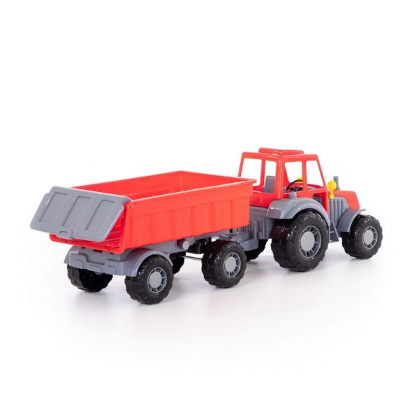 Tractor cu remorca - Altay, 59x17x18cm, Polesie - imagine 8