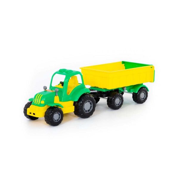 Tractor cu remorca - Hardy, 44x13x14 cm, Polesie - imagine 2