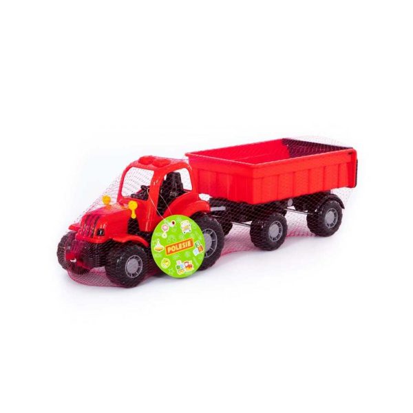 Tractor cu remorca - Hardy, 44x13x14 cm, Polesie - imagine 11