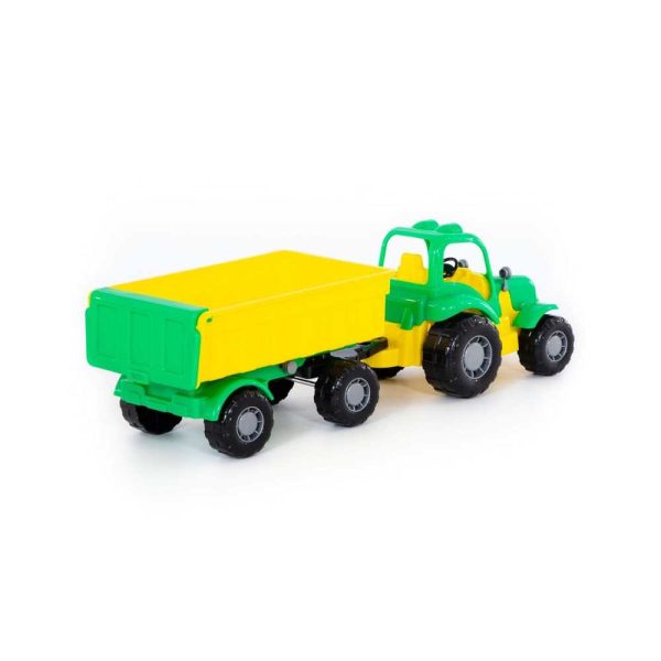 Tractor cu remorca - Hardy, 44x13x14 cm, Polesie - imagine 4