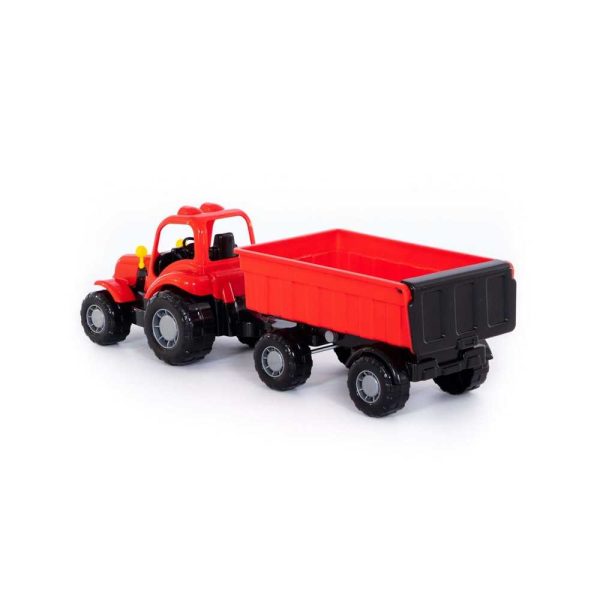 Tractor cu remorca - Hardy, 44x13x14 cm, Polesie - imagine 8