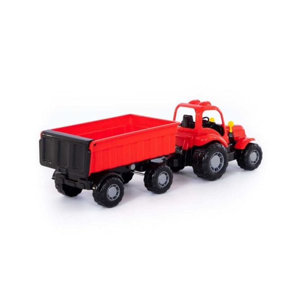 Tractor cu remorca - Hardy, 44x13x14 cm, Polesie - imagine 9