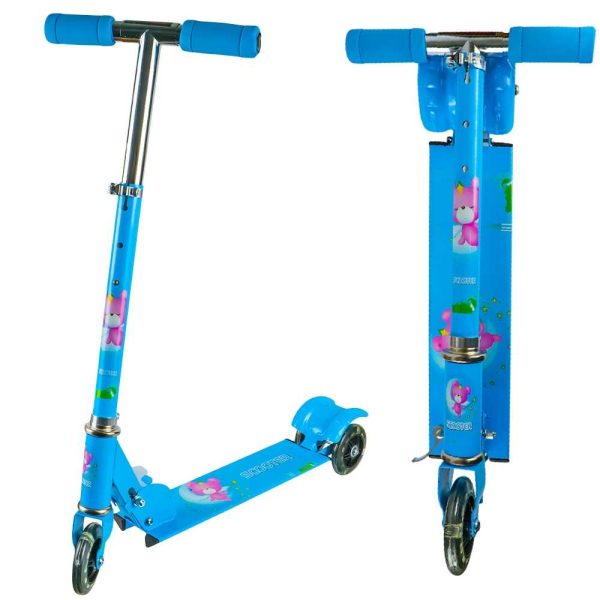 Trotineta cadru metal, 3 roti, 72 cm - imagine 6