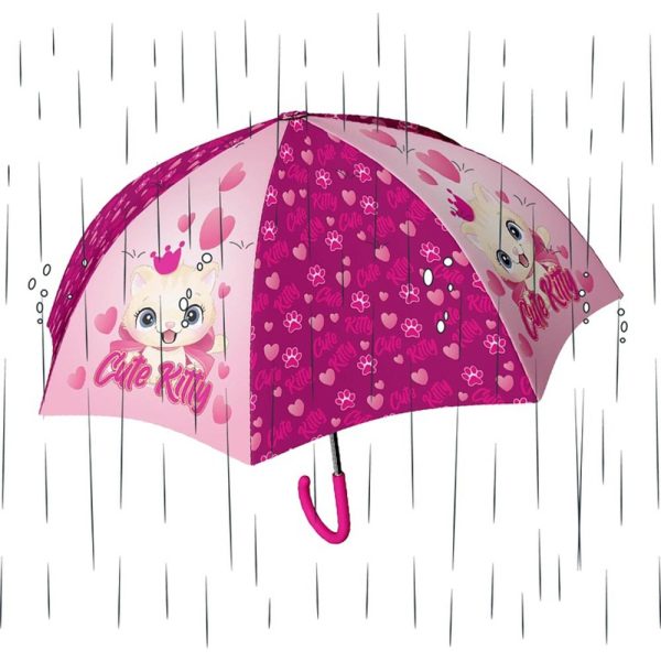 Umbrela copii, CUTE KITTY, 48.5 cm - S-COOL - imagine 3