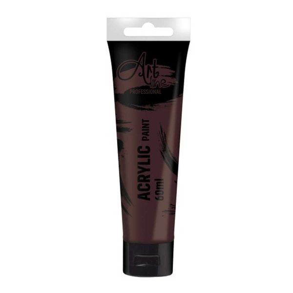 Vopsea acrilica Art, 60 ml, 6buc/set, RED PERMANENT  - ARTLINE