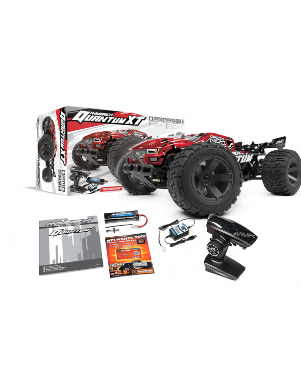 Automodel Maverick Quantum - ST -1/10 - Brushed - Rosu RTR – RC - imagine 6