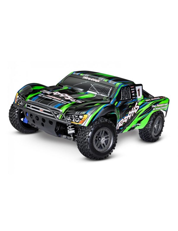 Automodel Traxxas Slash 4x4 BL-2S Brushless Short Course 1/10 RTR - Verde - imagine 2