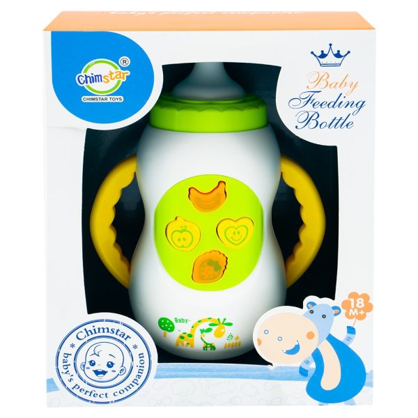 Biberon cu lumina si sunete, pentru bebelusi - imagine 2
