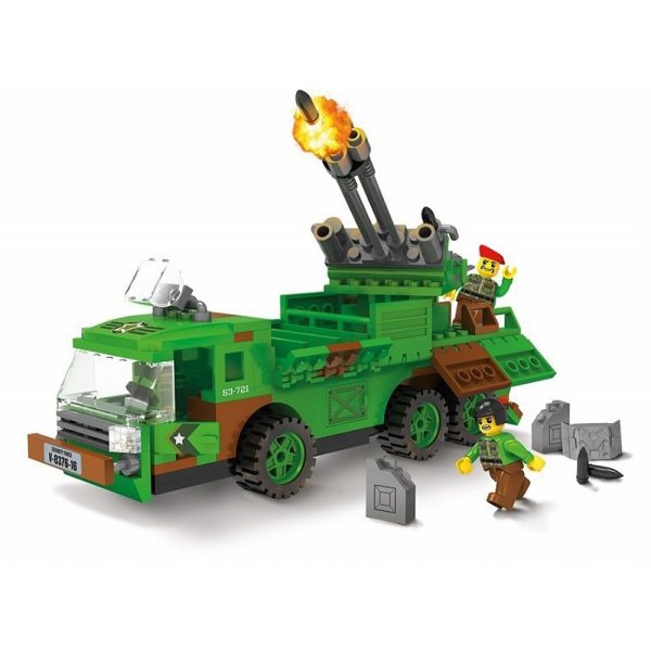 Blocki My Army, Tir militar cu lansator rachete, 222 piese - imagine 2