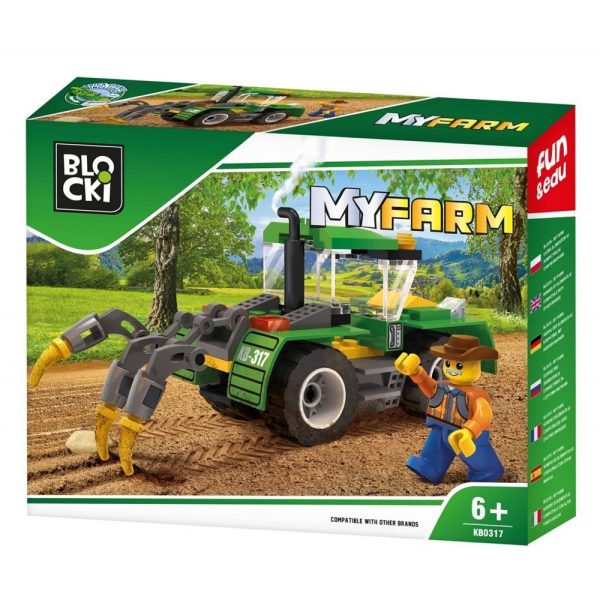 Blocki My Farm, Tractor cu plug - imagine 4