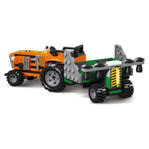Blocki My Farm, Tractor cu semanatoare, 143 piese - imagine 2
