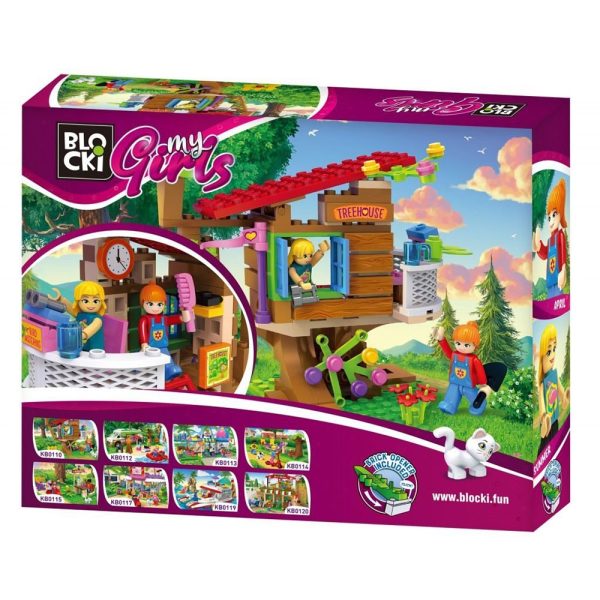 Blocki My Girls, Casa din copac, 155 piese - imagine 2
