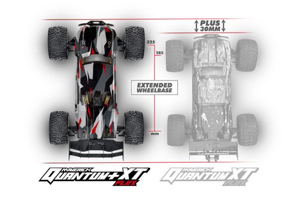 Automodel Maverick Quantum+ XT FLUX PLUS 1/10 Brushless Albastru RTR RC - imagine 5