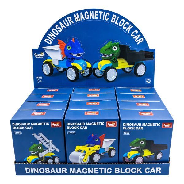 Jocuri constructii magnetic, 12 buc/set - imagine 4