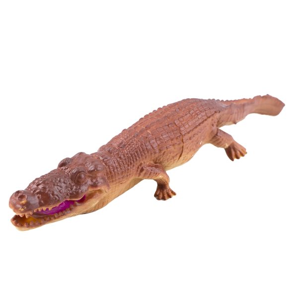 Jucarie elastica, Crocodil cu articulatii - imagine 2