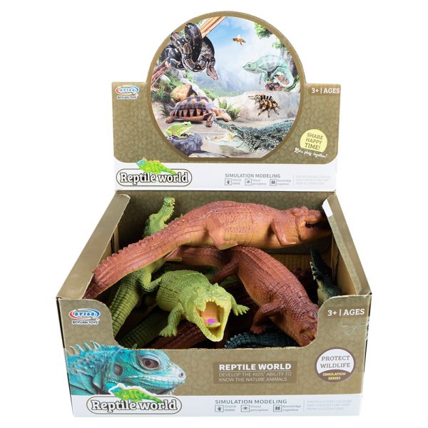 Jucarie elastica, Crocodil cu articulatii - imagine 5