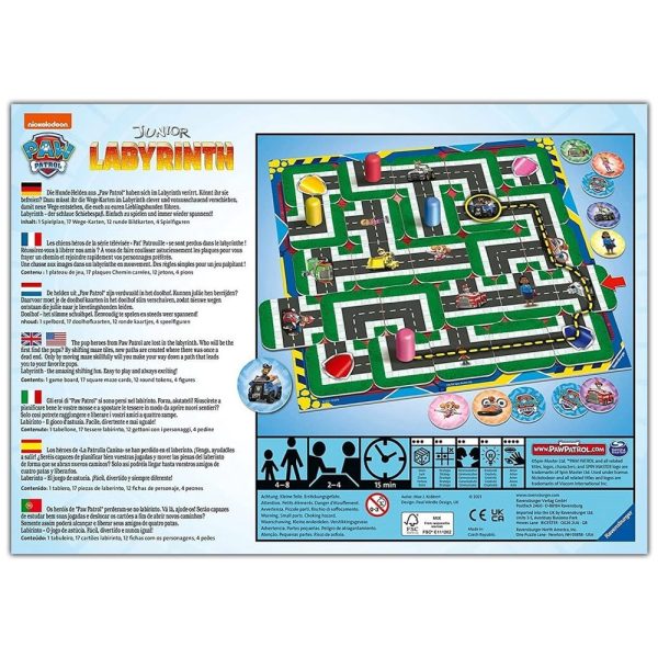 Labyrinth Paw Patrol Junior, 4+ ani - RAVENSBURGER - imagine 2
