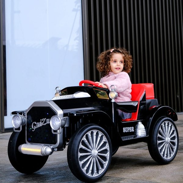 Masina de epoca cu acumulator, 4 motoare, 12V, 10A - imagine 2
