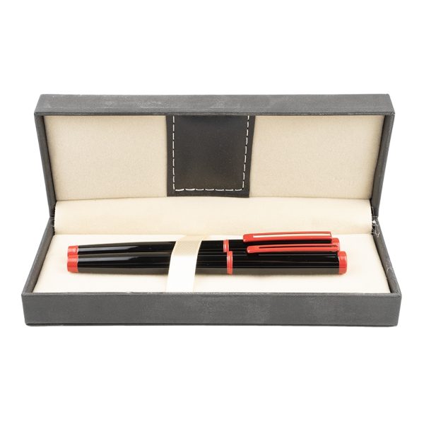 Set pix + stilou negru/rosu, etui negru - NEBO - imagine 3