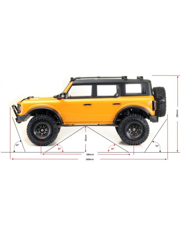 Automodel Absima1:8 EP Crawler CR1.8 "BronX" Orange - imagine 4