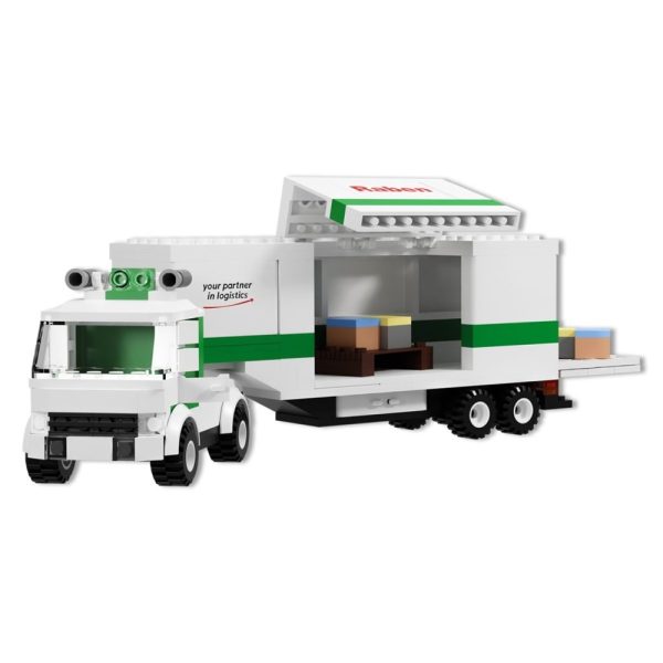Blocki Raben, Camion cu remorca, 377 piese - imagine 3