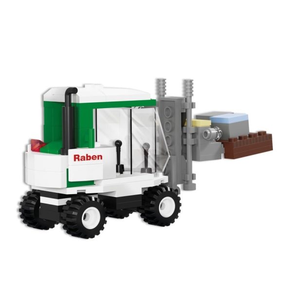 Blocki Raben, Camion cu remorca, 377 piese - imagine 4