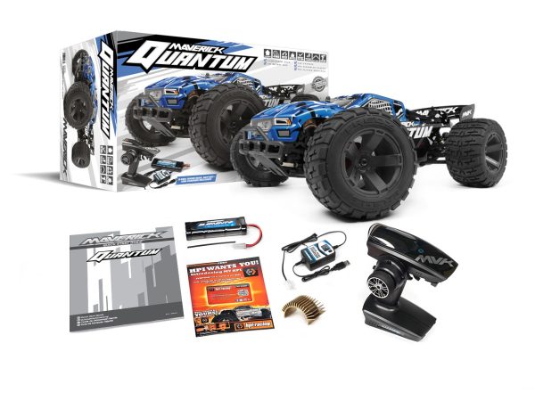 Automodel Maverick Quantum XT 1/10 Brushed Albastru - imagine 9